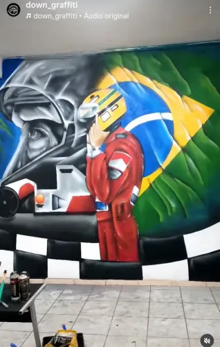 Graffiti pintor grafite desenhista artista 