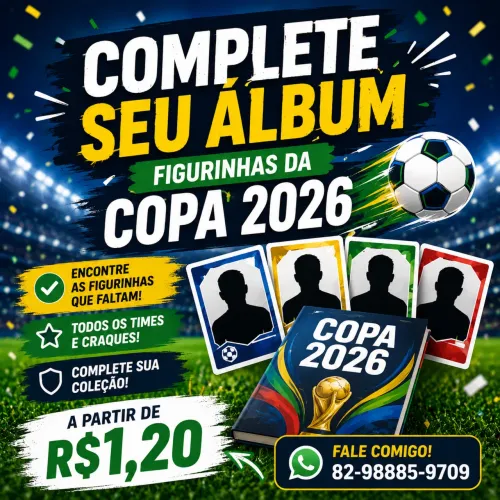 Complete seu álbum figurinhas da Copa 2026