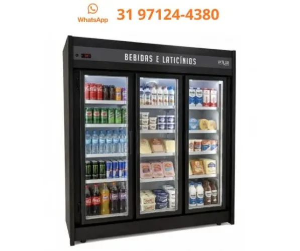 Refrigerador de Bebidas 3 Portas Polar 127V