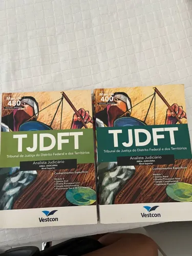 Kit livros TJDF Analista Judiciário Módulos 1 e 2