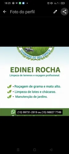Limpeza de terreno quintal espaços e area verde!