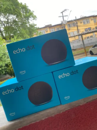 Echo Dot 5 com Alexa | Entrega Grátis e Garantia de 3 meses.