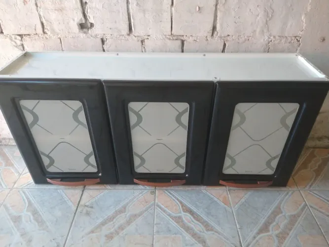 Armário aéreo 3 portas com entrega