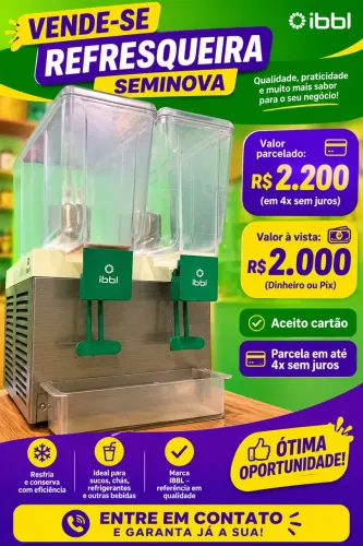 Vendo Refresqueira industrial ibbl