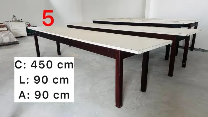 Mesa Madeira - Produção 450Cx90Lx90A