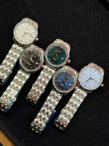 Relógio Estilo Seiko Presage Cocktail Time Aço Inoxidável 904L