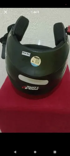 Capacete aberto semi-novo 