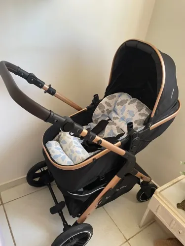 Carrinho de bebê Kansas Gold Premium