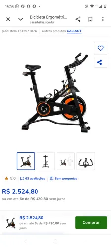 Bicicleta ergométrica