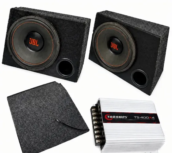 CAIXA SELADA + SOM JBL + POTÊNCIA