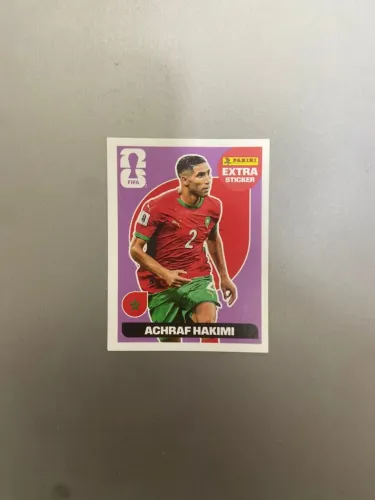 Figurinha Legend (Extra Sticker) - Hakimi (Marrocos) - Álbum Copa do Mundo 2026