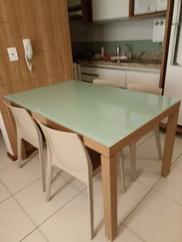 Mesa 4 lugares Madeira Freijó