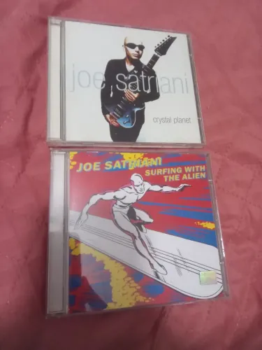 2 CDs Joe Satriani Crystal Planet e Surfing with the Alien