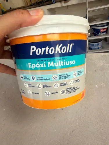 REJUNTE EPOXI NA COR GRAFITE