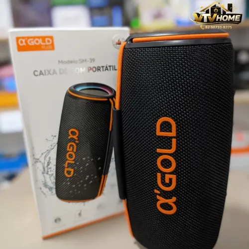 Caixa de Som A'Gold 30W TWS + Entrega Grátis 