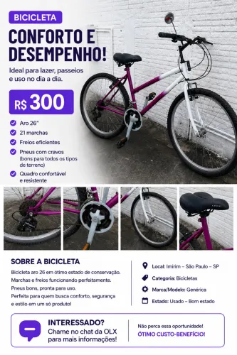 Bicicleta Aro 26
