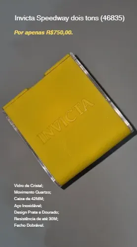 Invicta Speedway dois tons (46835)
