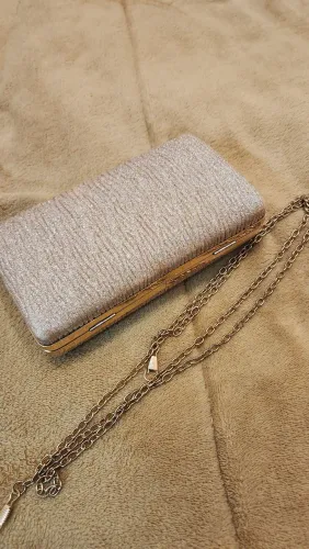 Bolsa Clutch Feminina - Champanhe 