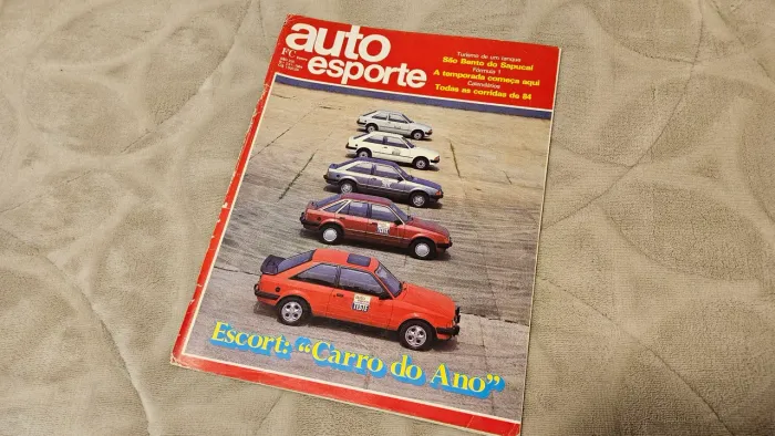 Revista Auto Esporte 231 - Ford Escort - Carro do Ano - 1984 (nao é quatro rodas)