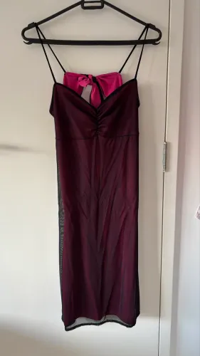 Vestido Preto e Rosa Tule | Fashion e Elegante 