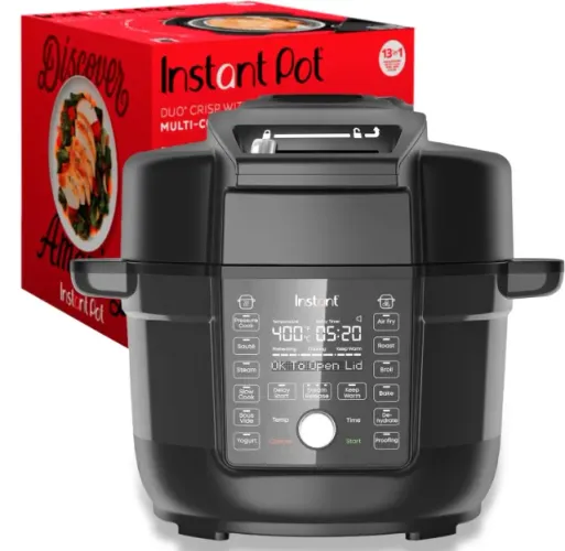 Instant Pot Duo Crisp 13-em-1 MultiFuncional Inteligente Panela Elétrica & Airfryer 6,5 L