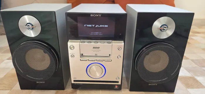Sony NAS-M7HD MD player com HD de 40gb