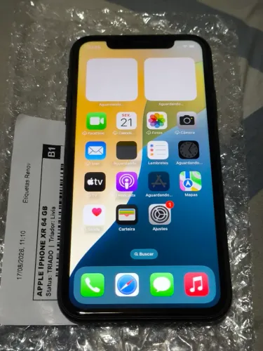 iPhone XR 64gb em estado de novo , nunca aberto