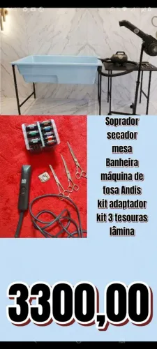 Equipamentos completo para banhone tosa