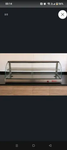 VENDE-SE ESTUFA quente/ vitrine expositora 14 bandejas 680,00