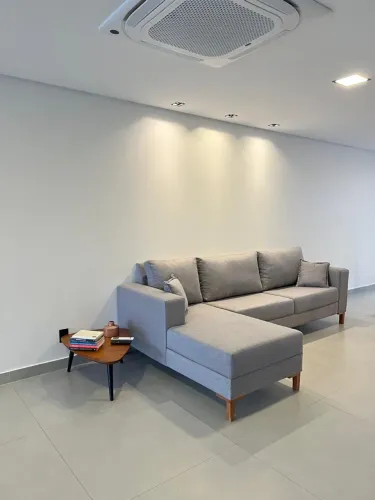 Sofá Chaise Cinza