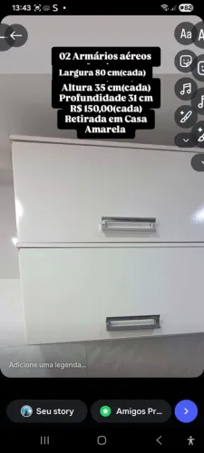 Vende-se armários aéreos 