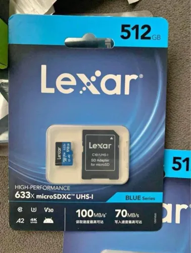 Cartão Memória Lexar Micro Sdxc 512gb Play