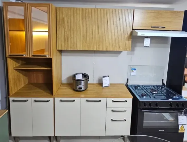 Armário de Cozinha completo com Led