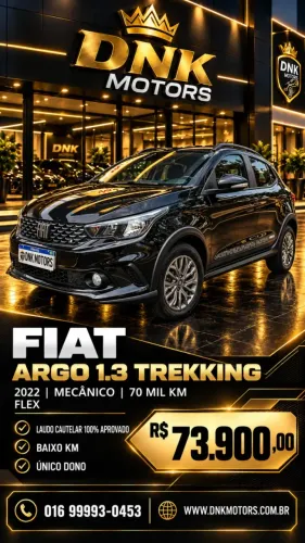 Fiat Argo Trekking 1.3 8V Flex 2022