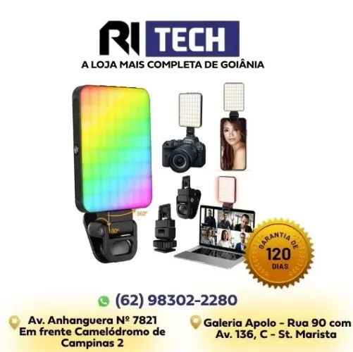 Ring Light Hrebos IF-296 Luz de Selfie LED para Foto e Vídeo