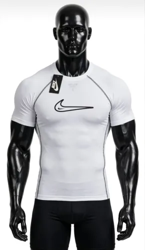 Camisa de compressão UV Branca