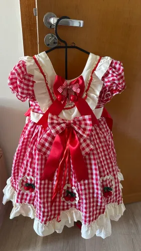 Vestido festa junina / Arraiá - 3 a 5 anos