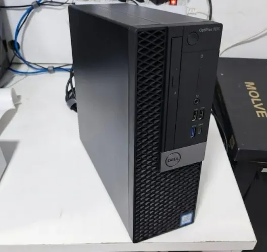 pc dell optiplex 7070 com core i5 9500, 16gb e nvme de 256gb