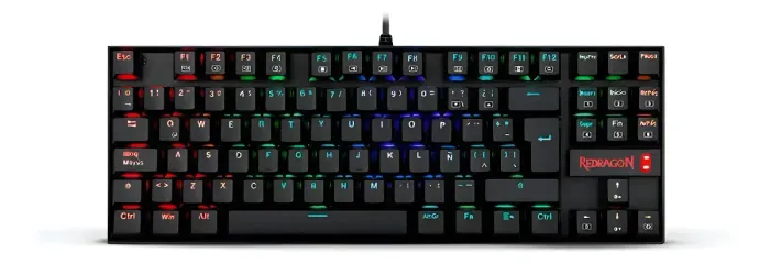 Teclado Redragon Kumara ABNT2 (K552RGB-1) (Revisão DIY) Outemu Black