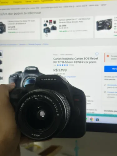 Canon T7 (vendo/troco) dou/recebo volta em dinheiro