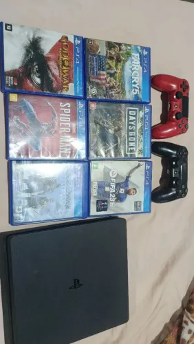 Ps4 com o seguinte jogos spider man, Days gone, god of war3, god of war Ragnarok etc 