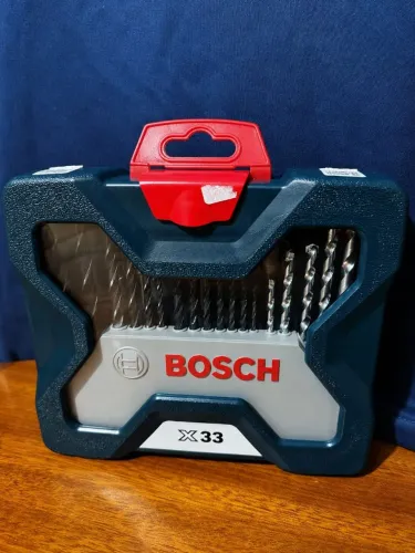 Maleta Kit Brocas e Pontas Bosch X-Line 33 Peças [ORIGINAL E NOVO] - Preço Promocional!