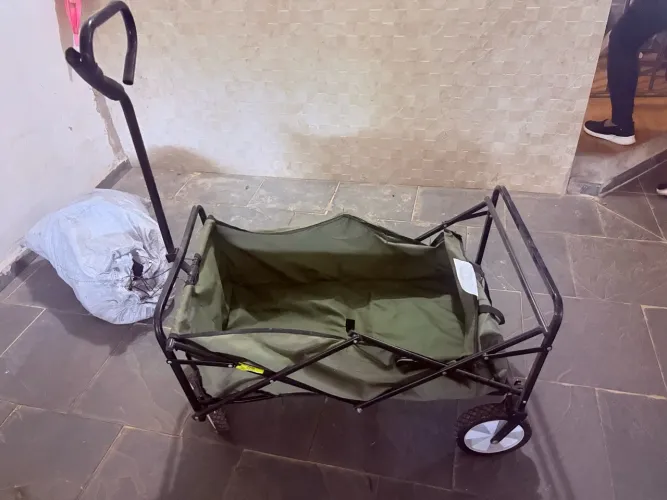 Carrinho Guepardo P/camping Praia Dobrável Até 80 Kg Roller