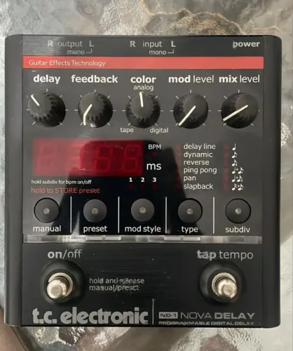 Pedal Tc Eletronic Nova Delay ND-1