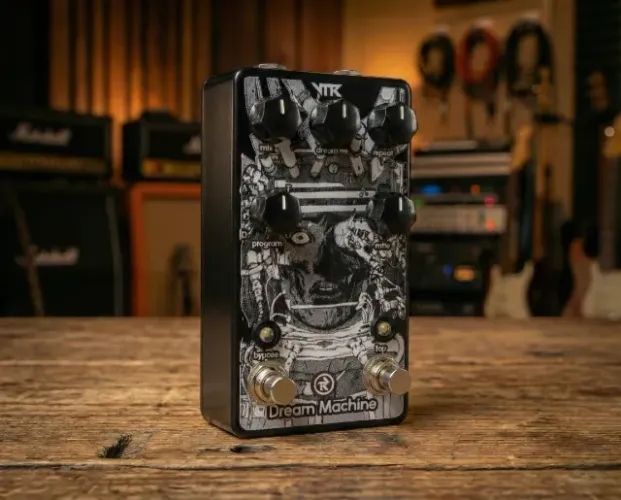 Pedal de Guitarra Dream Machine Delay da VTR Efects - Raridade! Primeiro Pedal de Delay
