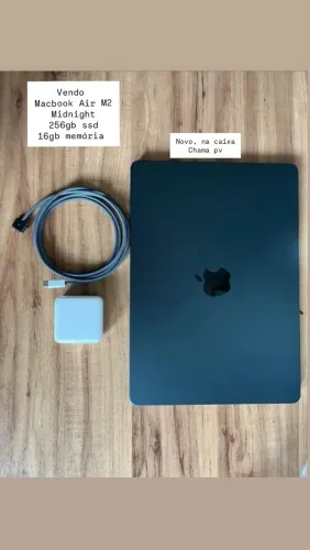 Macbook Air M2 Midnight 256gb ssd 16gb Ram