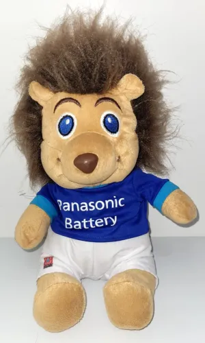 Antigo Boneco Leão Promocional em Pelucia Pilhas Panasonic - Panasonic Battery Vintage