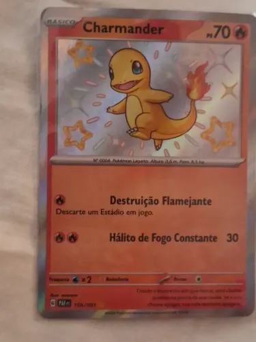 Cartinha pokemon Charmander (109/091)