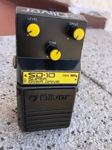 Pedal Super Overdrive SD-10 Oliver by Roland anos 90 faço Olxpay,Ml avalio troca