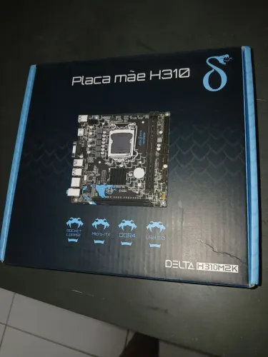 Placa mãe H310 LGA1151 DDR4 (Nova)